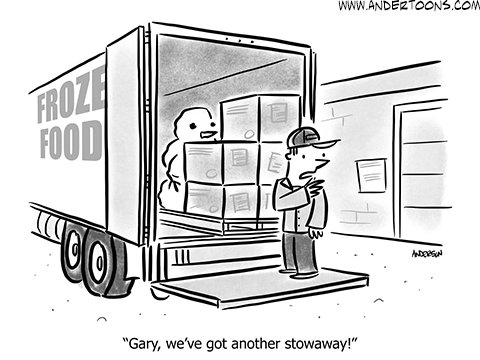 delivery accuracy cartoon
