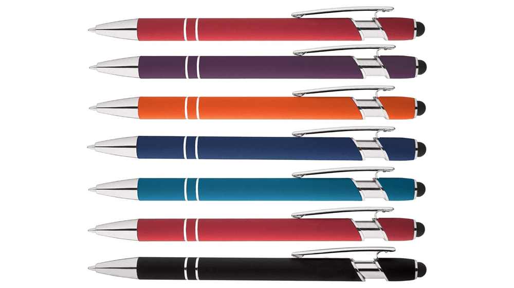 Rainbow-Rubberized-Soft-Touch-Ballpoint-Pen-with-Stylus-Tip-a-stylish-premium-metal-pen-black-ink-medium-point.png