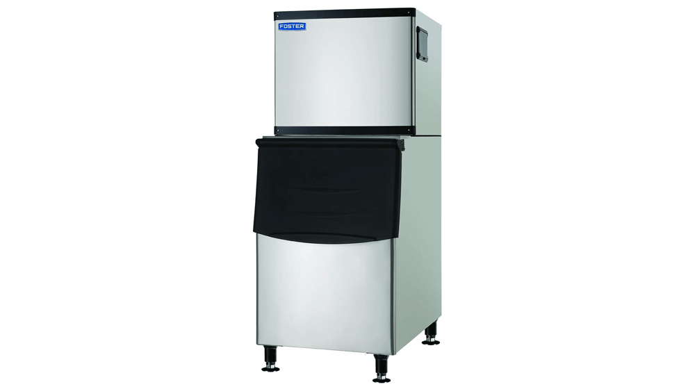 Commercial Ice Maker 350 Pounds Per Day with 235 lbs Storage Bin