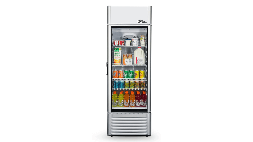 Premium Levella PRF90DX Single Door Merchandiser Refrigerator