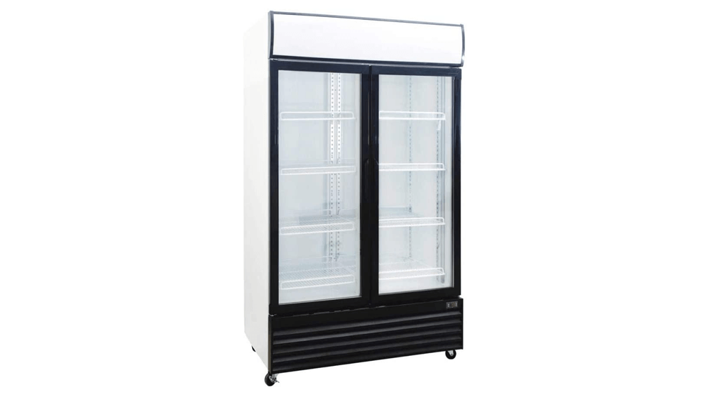 Procool Refrigeration Glass 2 Door Upright Display Beverage Cooler