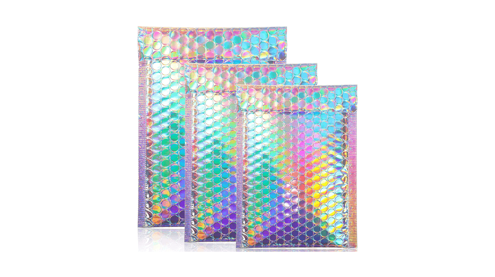 50 Pieces Metallic Padded Bubble Mailers Shipping Mailers