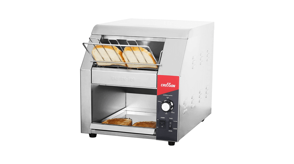 CROSSON ETL Listed Commercial 10-inch wide With 3-innch Opening Conveyor Toaster