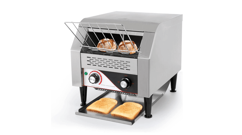 Dyna-Living Commercial Toaster 300 Slices, Hour Stainless Steel Restaurant Toaster