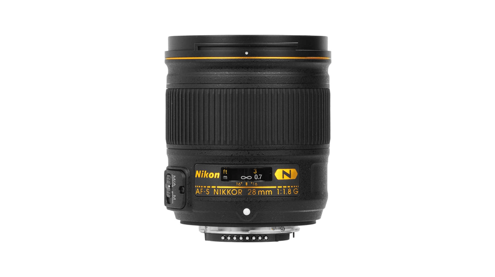 Nikon AF FX NIKKOR 28mm f, 1.8G Compact Wide-angle Prime Lens
