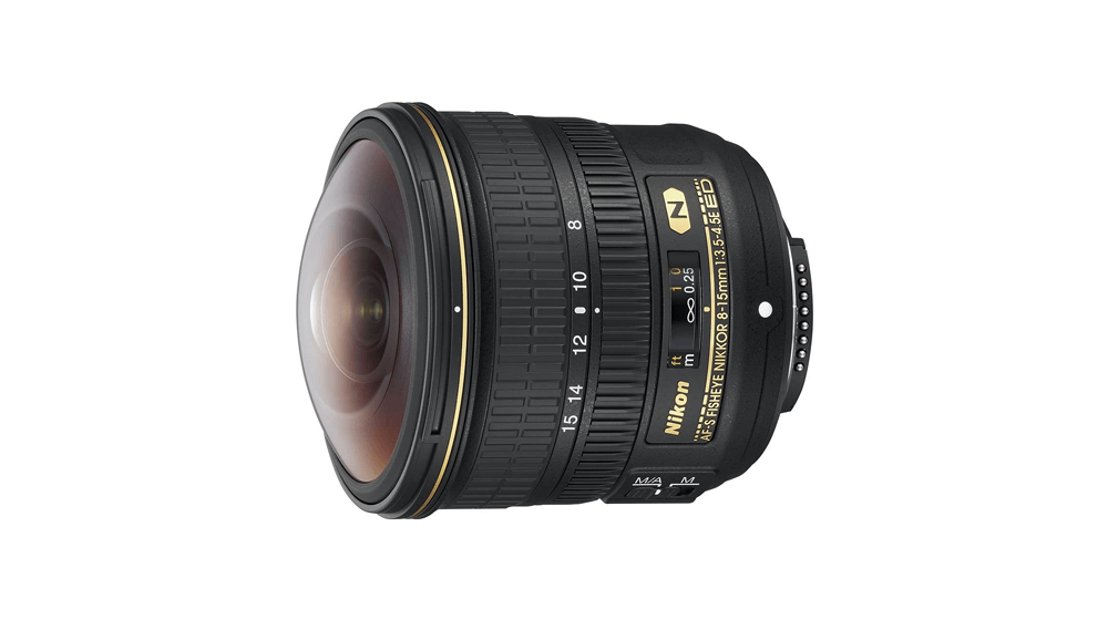 Nikon AF-S FISHEYE NIKKOR 8-15mm f, 3.5-4.5E ED F, 4.5-29 Fixed Zoom Camera Lens