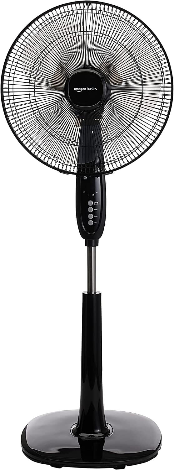 Amazon Basics Oscillating Dual Blade Standing Pedestal Fan