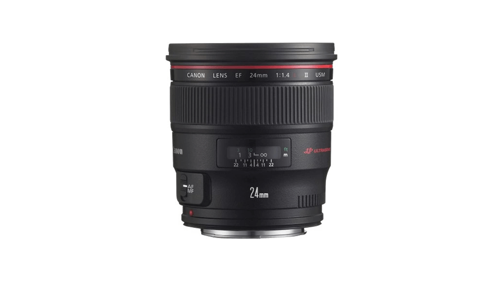 Canon EF 24mm f, 1.4L II USM Wide Angle Lens