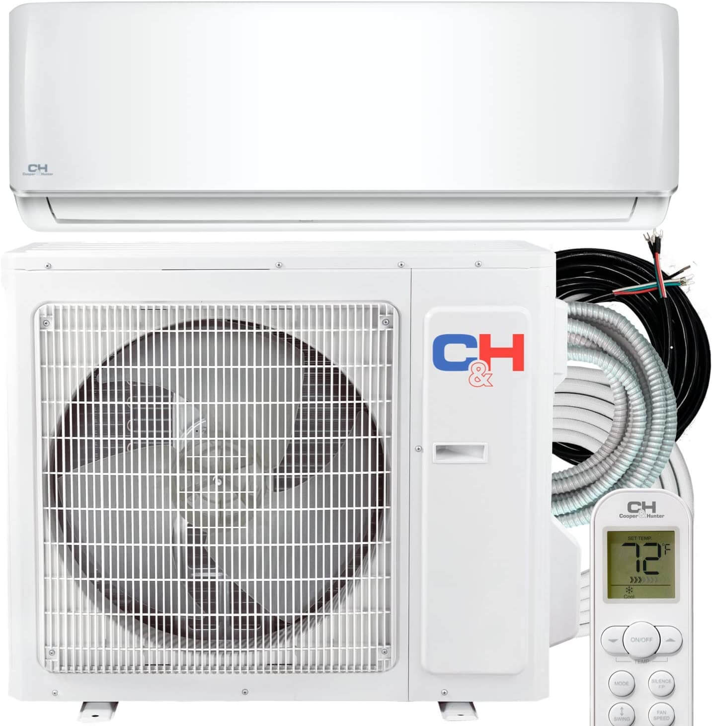 Cooper & Hunter 12,000 BTU, 115V Mini Split AC, Heating system