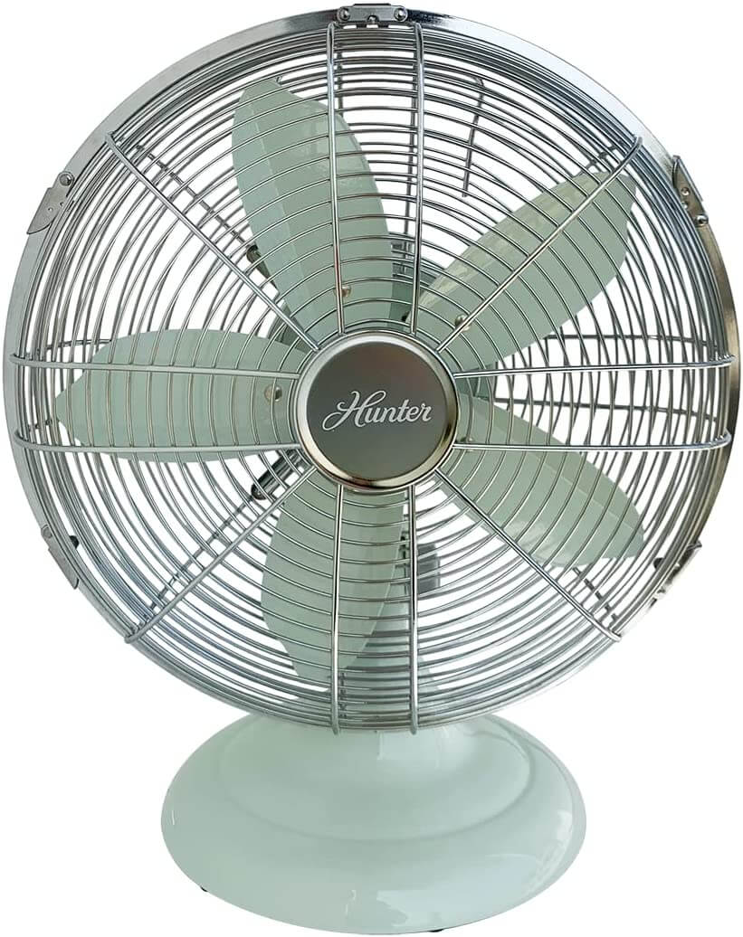 HUNTER 90604 12 -inch Retro Table Fan