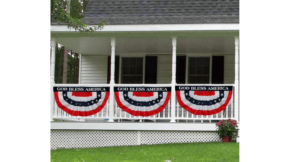 President's Day Patriotic Bunting Banner