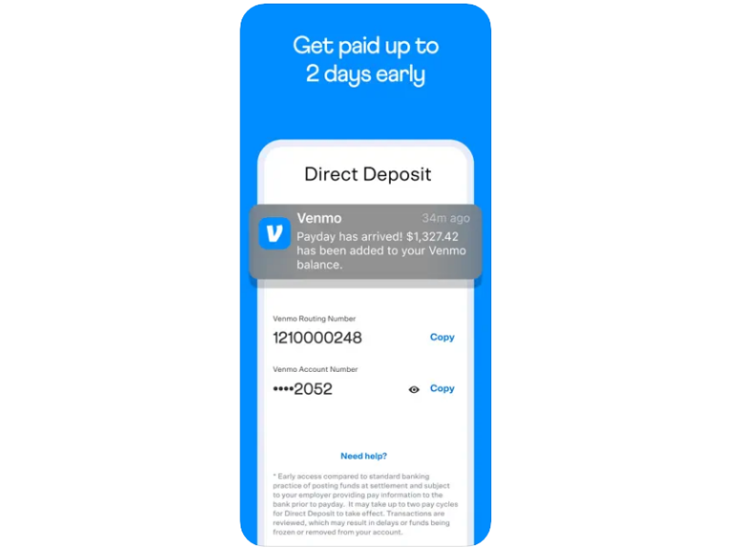venmo for business - bank account integration 