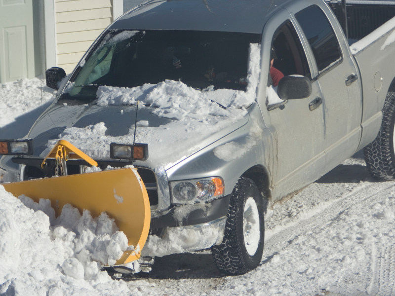 welding projects to make money- snow plow attachment 