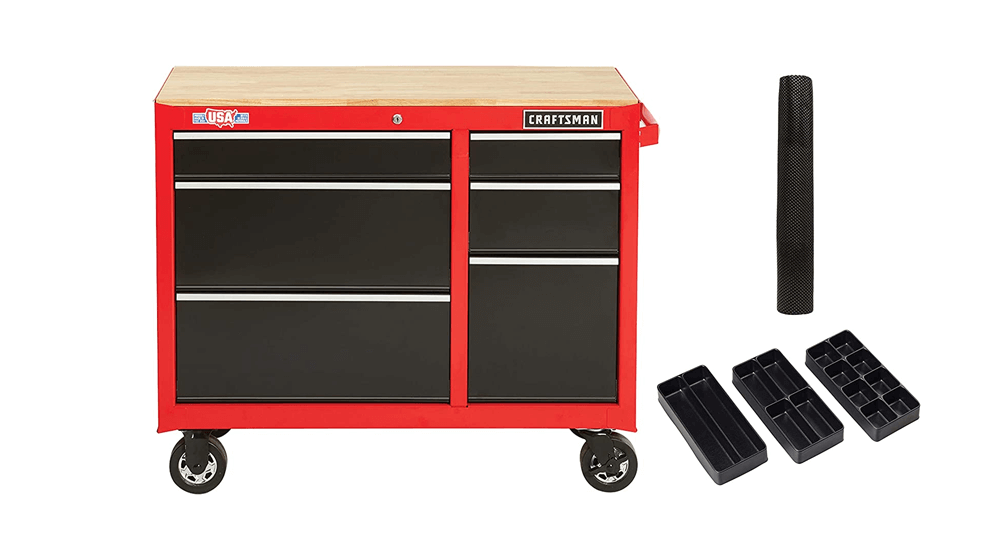CRAFTSMAN Workbench with Drawer Liner Roll, Tray Set