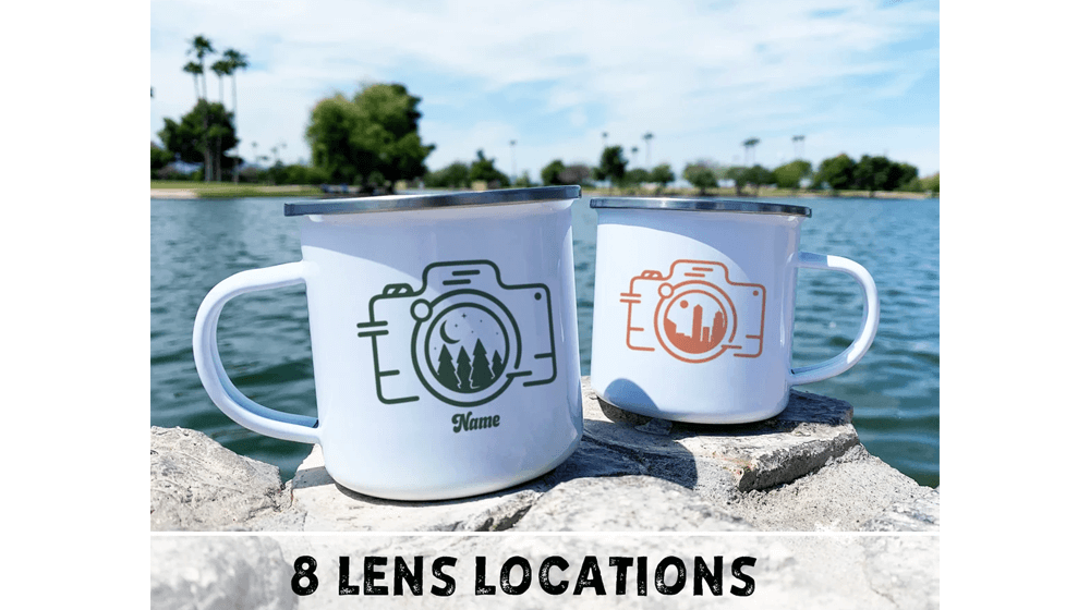 Personalized Photographer Camera Lens Mug