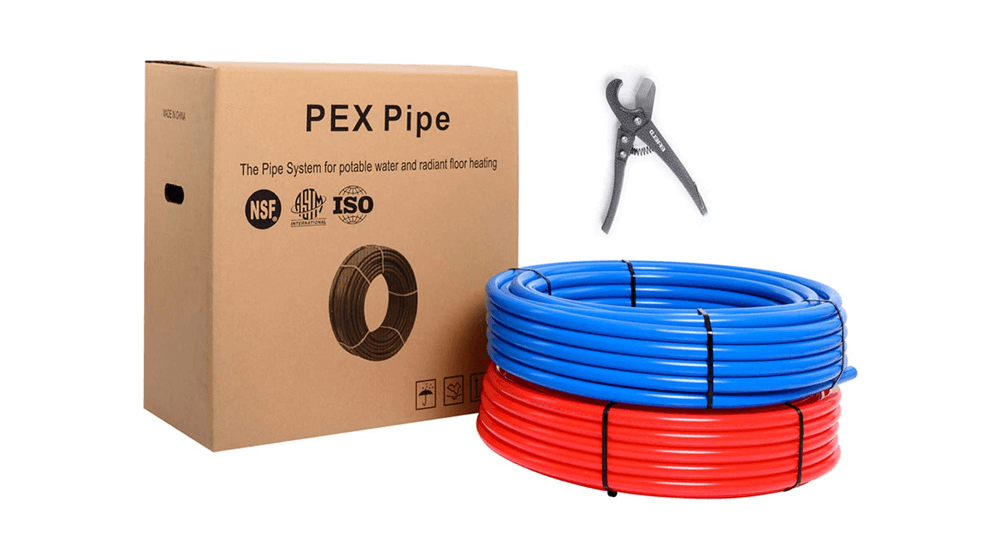 EFIELD Pex-b Pipe, Tubing (NSF Certified) Blue & Red