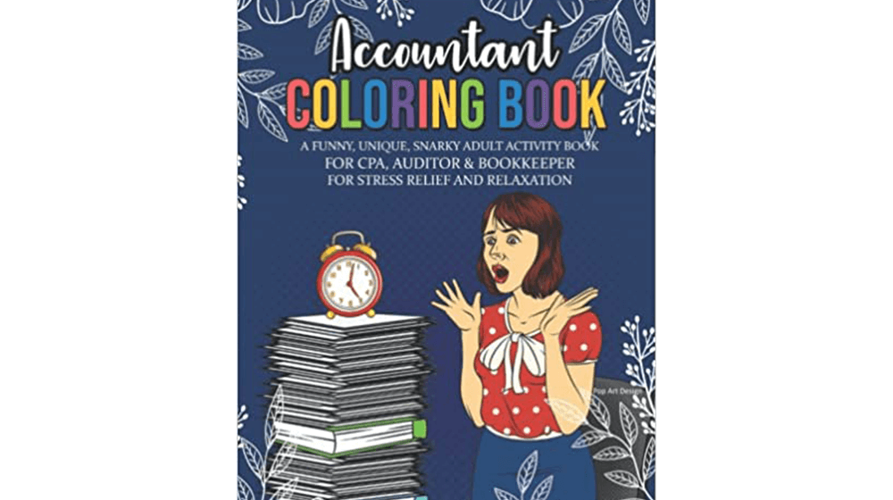 Accounting Adult Coloring Book
