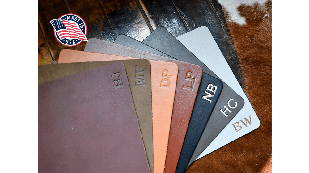 Personalized Leather Mousepad