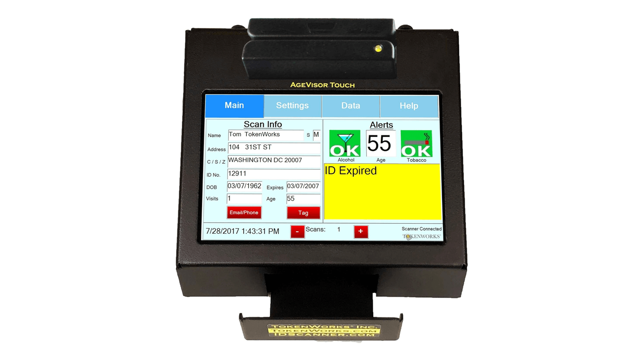 AgeVisor Touch ID Scanner