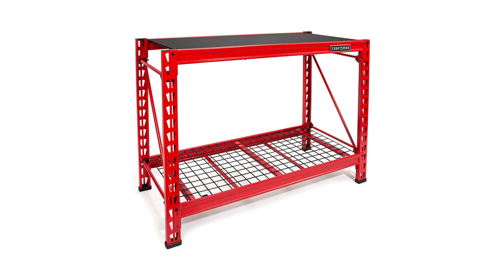 Craftsman 2-Shelf 3-Foot Tall Stackable Tool Chest Depth Storage Rack