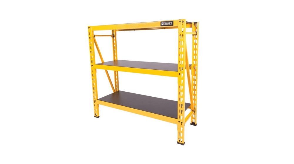 DEWALT 4-Foot Tall, 3-Shelf Industrial Workshop, Garage Storage Rack