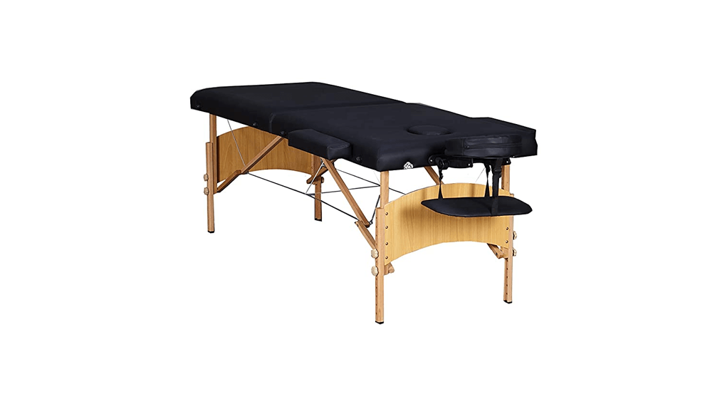 AmazonCommercial Portable Folding Massage Table with Carrying Case