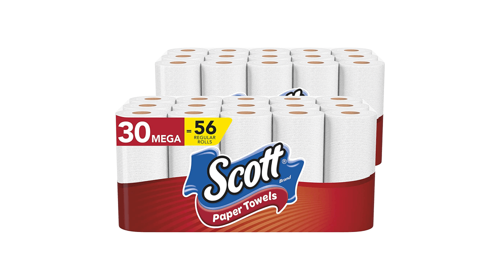 Scott Paper Towels, Choose-A-Sheet - 30 Mega Rolls