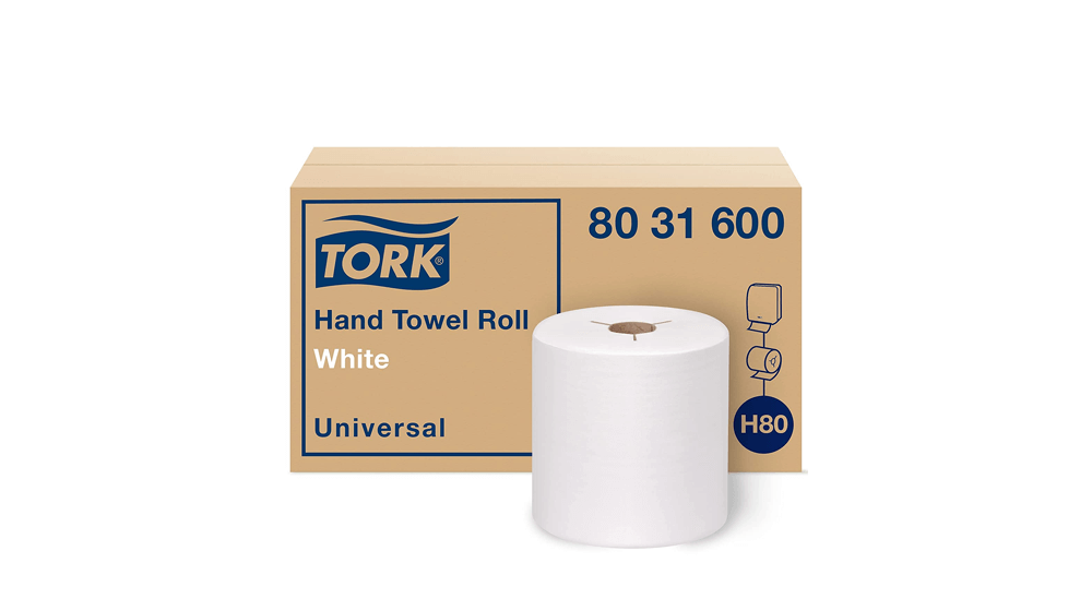 Tork Hand Towel Roll White H80, Universal