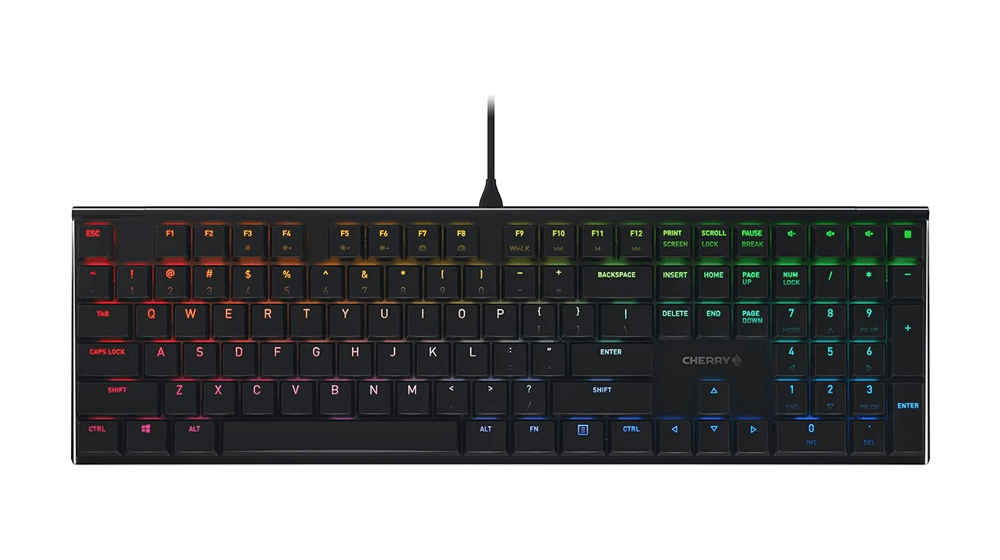 CHERRY MX 10.0N RGB Mechanical Keyboard with CHERRY MX Low Profile Speed switches