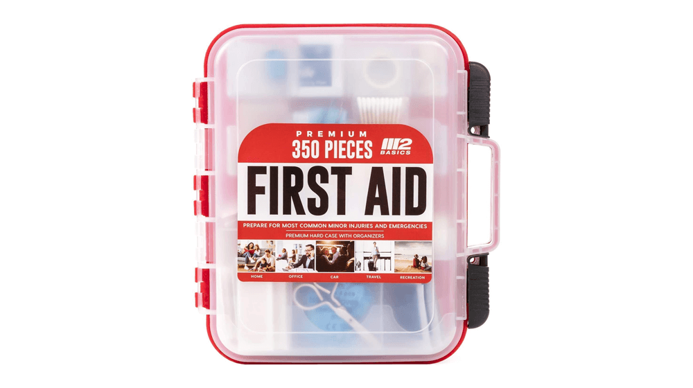 M2 BASICS 350 Piece Emergency First Aid Kit 