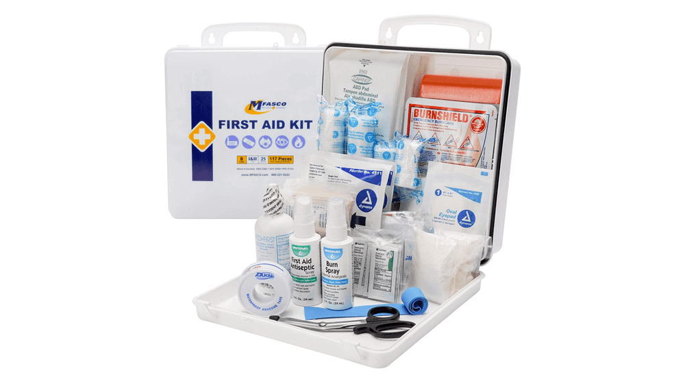 OSHA Class B First Aid Kit Plastic Box 